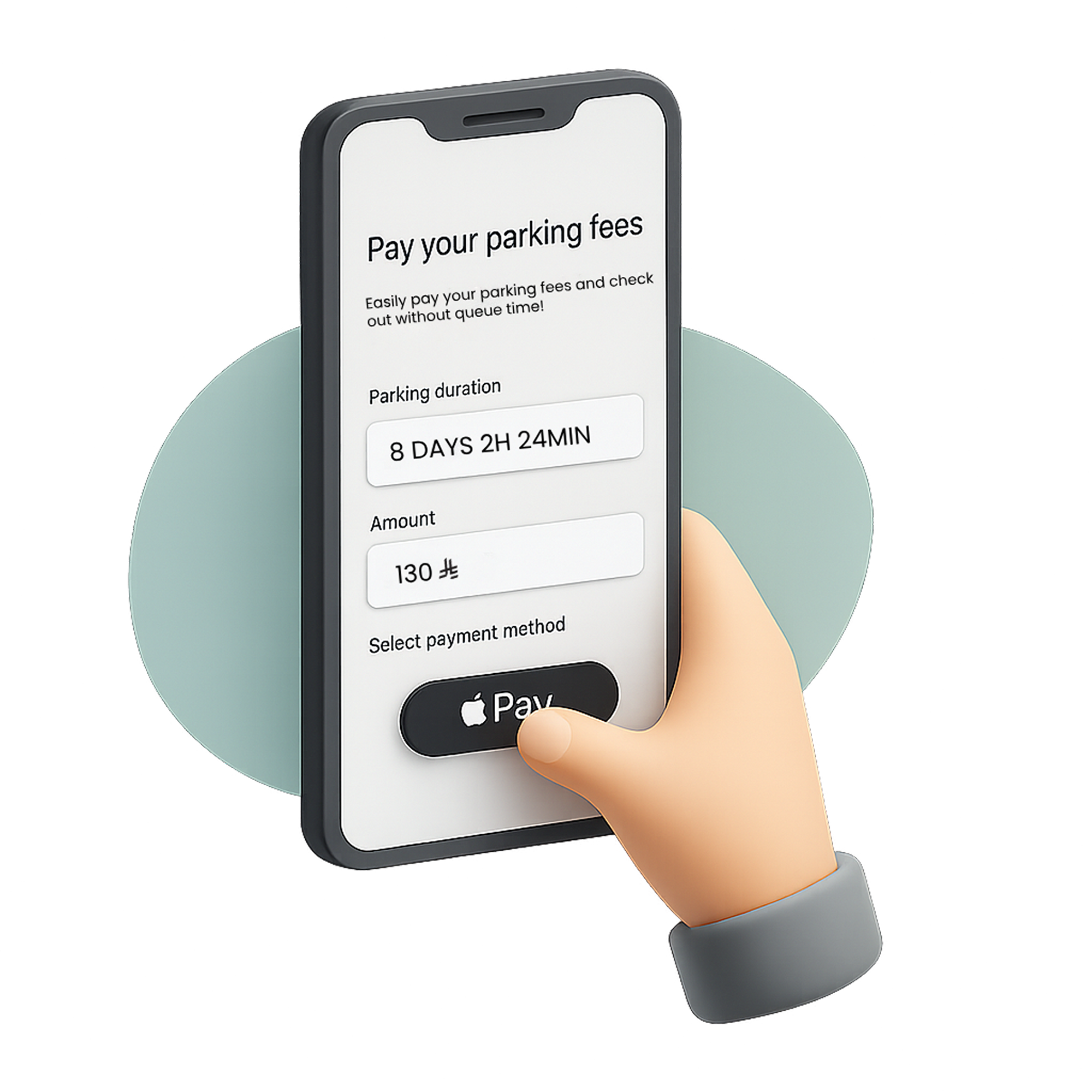 Mobile payment screen